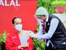 Usai Suntik Vaksin Covid-19 Dosis Kedua, Jokowi : Rasanya Sama Saja