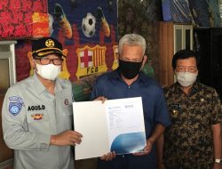 Jasa Raharja Babel Serahkan Santunan ke Keluarga Rizki Korban Sriwijaya Air SJ-182