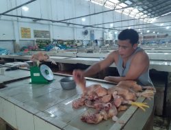 H-2 Imlek, Harga Ayam Potong Stabil, Tapi Sepi Pembeli