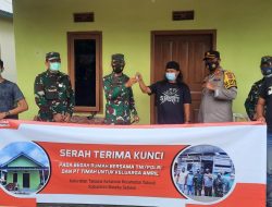 TNI/Polri dan PT Timah Bedah Rumah Warga Tak Layak Huni di Toboali