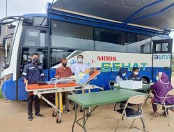 Antusias Warga Desa Benteng Kota Ikuti Layanan Kesehatan Mobil Sehat PT Timah