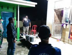 Putus Penyebaran Covid-19, Kapolsek Agas Dampingi Kapolres Basel Cek Penerapan PPKM Mikro di Desa Delas dan Bencah