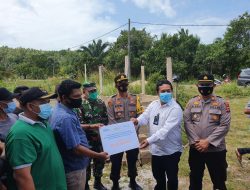 PT Timah Bantu Lanjutkan Pembangunan Musola Al-Ikhlas Desa Belo Laut