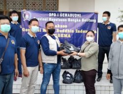 Harlah ke-35, Gemabudhi Babel Berbagi Sembako untuk Masyarakat Terdampak Covid-19