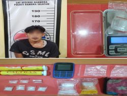 Lagi Asyik Tunggu Pembeli, Warga Desa Tiram Ini Dicokok Resnarkoba Bangka Selatan