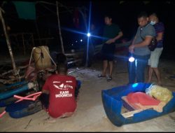 Dua Penambang Timah Tanpa Izin Diamankan Polsek Belinyu