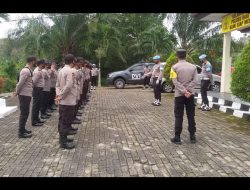 Cegah Penyalahgunaan Narkoba, Personil Polsek Riau Silip Jalani Tes Urine