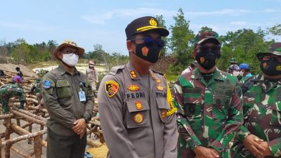 Polres Babar Kirimkan 40 Personel di Kegiatan TNI Manunggal