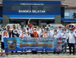 Wakil Bupati Sambut Kedatangan Pajero Indonesia One ke Bangka Selatan