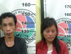 Pasutri di Desa Bangka Kota Jadi Bandar Sabu Dicokok Satgas Gakkum Antik Polres Basel
