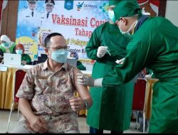 Usai Divaksin, Bupati Algafry Ajak Masyarakat Sukseskan Gerakan Vaksinasi Covid-19