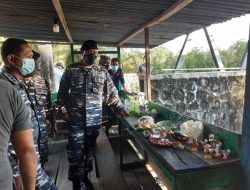 Danlanal Babel Tinjau Dusun Sukal, Kampung Bahari Nusantara Pertama di Babel