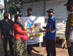 2 Kelurahan di Kecamatan Toboali Terima Bantuan Ribuan Kampil Beras dari 4 KIP Mitra PT Timah