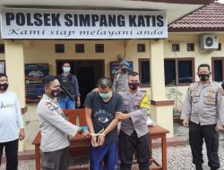 Tim Tungau Polsek Simpang Katis Tangkap Pelaku Anirat
