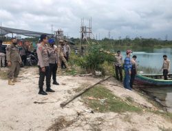 Kapolres Pimpin Langsung Tim Gabungan Bongkar Ponton TI di Marbuk
