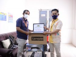 Yayasan Simpul Babel Terima Bantuan Laptop dari PT Timah