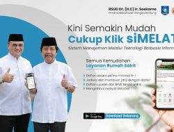 Cukup Klik siMelati, Masyarakat Tidak Perlu Antri di RSUD Soekarno