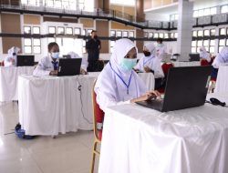 Peserta Tes Kelas Beasiswa PT Timah di SMA Pemali Siapkan Diri Secara Matang