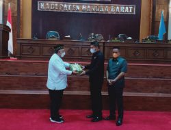 Sukirman Sampaikan RPJMD ke DPRD Bangka Barat