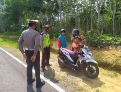 Sat Lantas Polres Babar Tilang 20 Pengendara