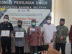 FH UBB & KPU Basel Gelar Kegiatan Penyuluhan Hukum Soal Pemilu Serentak 2024