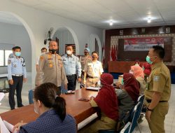 Kapolres Babar Cek Vaksinasi di Rutan Muntok