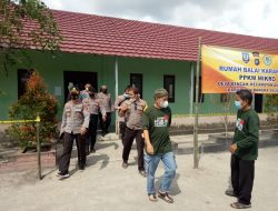 Direktorat Binmas Polda Babel Cek Kesiagaan Posko PPKM Mikro Desa Bencah