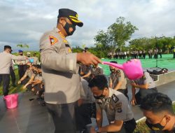Selamat, 16 Personel Polres Bangka Barat Naik Pangkat