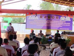 Di Rakor APDESI, Bupati Sebut Pemdes dan Pemkab Basel Sudah Bersinergi Membangun Daerah