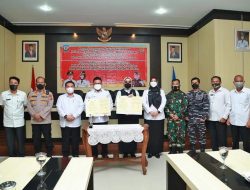 Cegah Pelanggaran Hukum, Pemkab, Kejari dan Kades se Basel Teken MoU