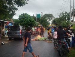 Tergelincir, Terlindas Mobil, Ulandari Meninggal di Tempat