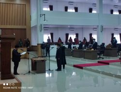 Ambil Sumpah Anggota PAW, Ketua DPRD Basel: Selamat Bergabung