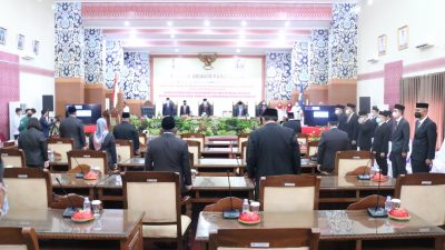 DPRD Kota Pangkalpinang, Menggelar Rapat Paripurna Dengarkan Pidato Kenegaraan