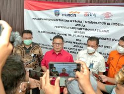 MoU dengan Perusahaan BUMN, Bupati Harap Bangka Selatan Dapat Skala Prioritas