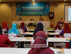 Bahagianya Ketua TP PKK Babel Bertemu Kader Dasawisma