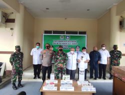 Bupati Terima Bantuan Alkes dari Dandim 0431/Babar