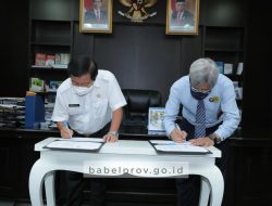 Pemprov Babel dan DJKN Tandatangani MoU Pengelolaan Barang Milik Daerah dan Penagihan Piutang Daerah