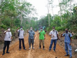 Geliatkan Sektor Pertanian dan Tingkatkan Konektivitas Warga di Desa Limbung, PT Timah Tbk Bangun Jalan 2 Kilometer