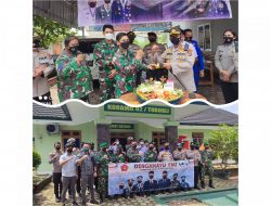 Sambangi Posmat AL dan Koramil Toboali, Ini Yang Dilakukan Kapolres Basel