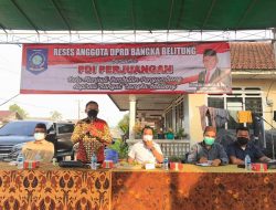 Ketua DPRD Herman Suhadi Reses Di Puding Besar, Begini Aspirasi Masyarakat