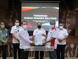 Diresmikannya Rumah Oksigen Belitong Wujud Komitmen Bersama Pulihkan Pandemi