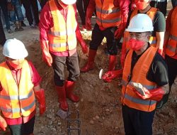 Rudianto Tjen Letakkan Batu Pertama Pembangunan Kantor DPC PDIP Pangkalpinang