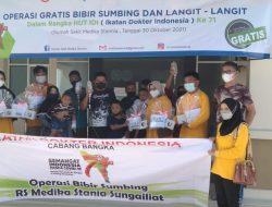 PT Timah Tbk Bersama Ikatan Dokter Kabupaten Bangka Gelar Operasi Bibir Sumbing Gratis