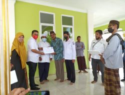 Pemkab Basel bersama PT Timah Tbk dan Tim Baher Bantu Bahan Material ke Warga Tanjung Ketapang