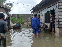 Banjir Merendam 116 Rumah, Pos Polairud Ikutan Terdampak