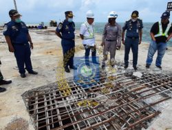 Amri Cahyadi Pantau Progres Pelabuhan Ekspor impor Di Belinyu