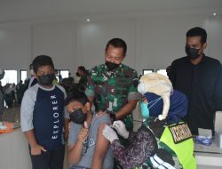Korem 045/Gaya Gelar Vaksinasi Bagi Anak Usia 6 Sampai 11 Tahun