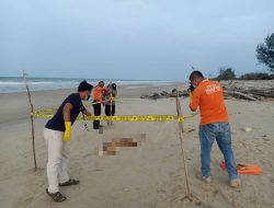 Heboh, Mayat Tanpa Identitas Ditemukan di Pantai Tanjung Berikat