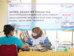 Desa Deniang Dikunjungi Mobil Sehat PT Timah Tbk, Warga Senang Bisa Berobat Gratis