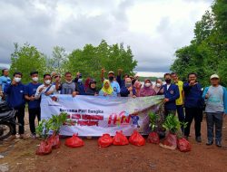 HPN 2022, PWI Bangka Bantu Ratusan Bibit Mangrove ke Pokmas Kianak Lestari 1